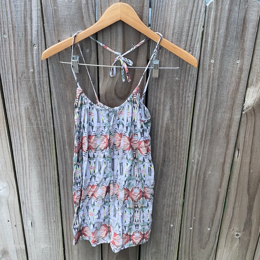 Aeropostale Printed Pattern Romper Sz XS